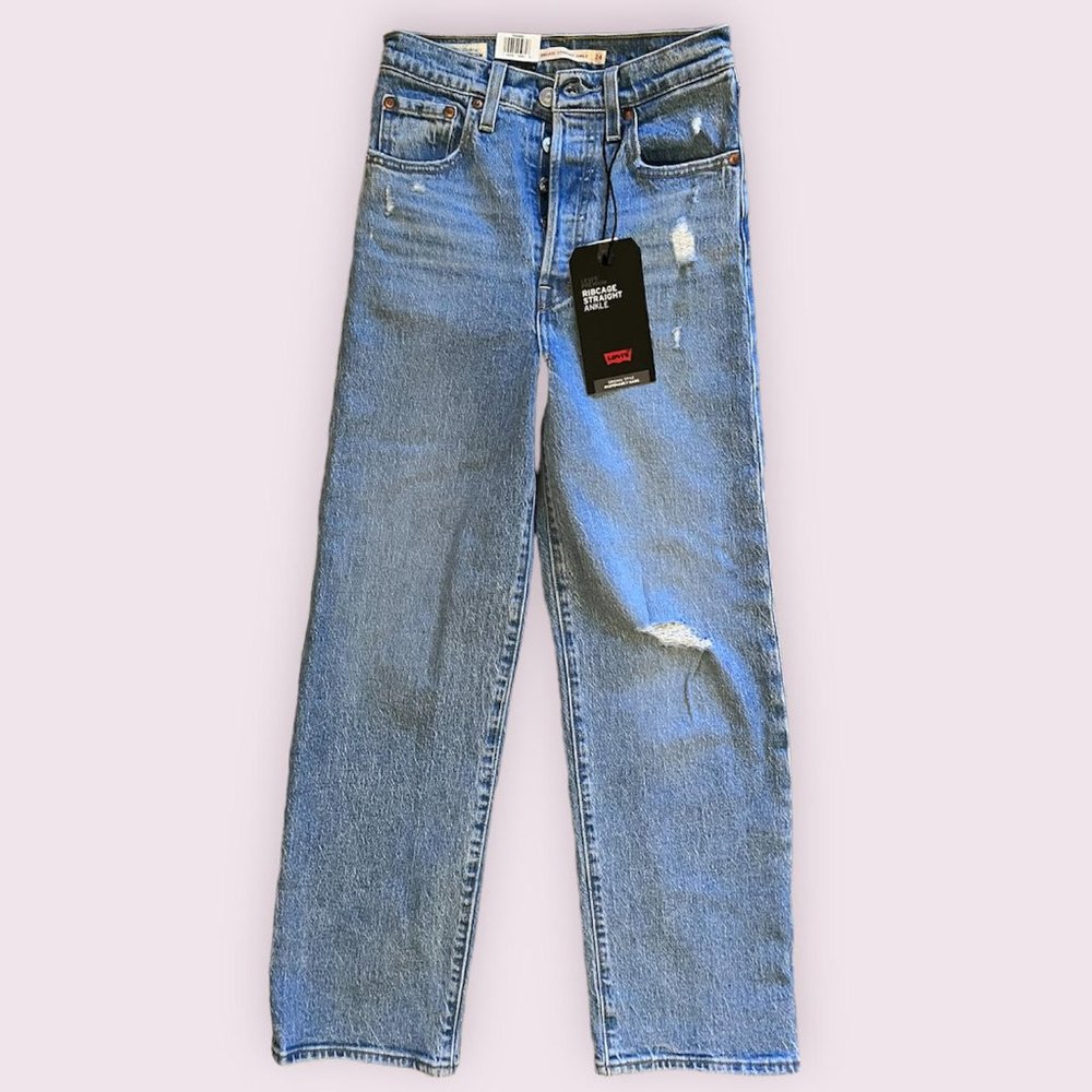 Levi's Ribcage Straight Ankle - Size 24